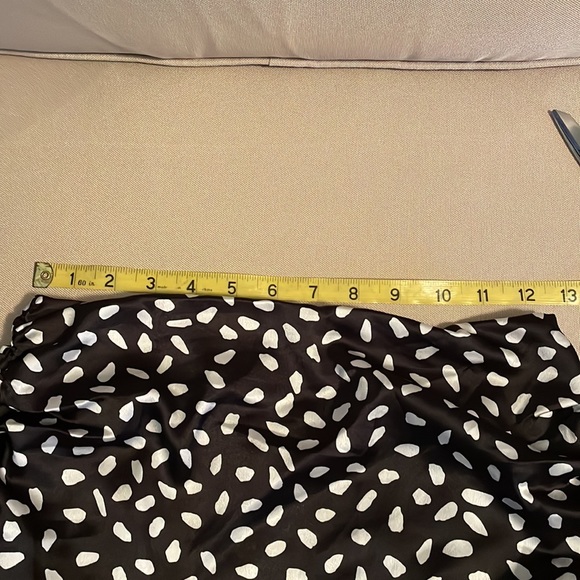 Leche Polka Dot Rouched and Ruffled Mini Skirt - Picture 8 of 9